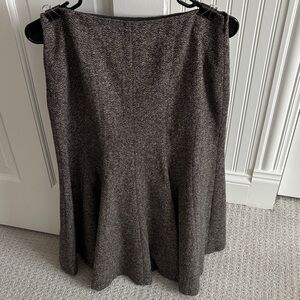 Ann Taylor Brown and Black Tweed Women's Skirt Size 4